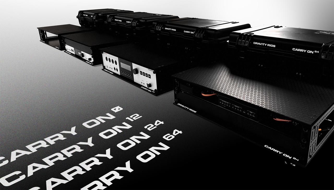 gravity rigs carry on range